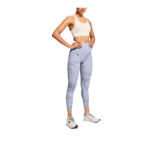 On Athletic Trousers Women's Rain Cloud Gray Feather Gray