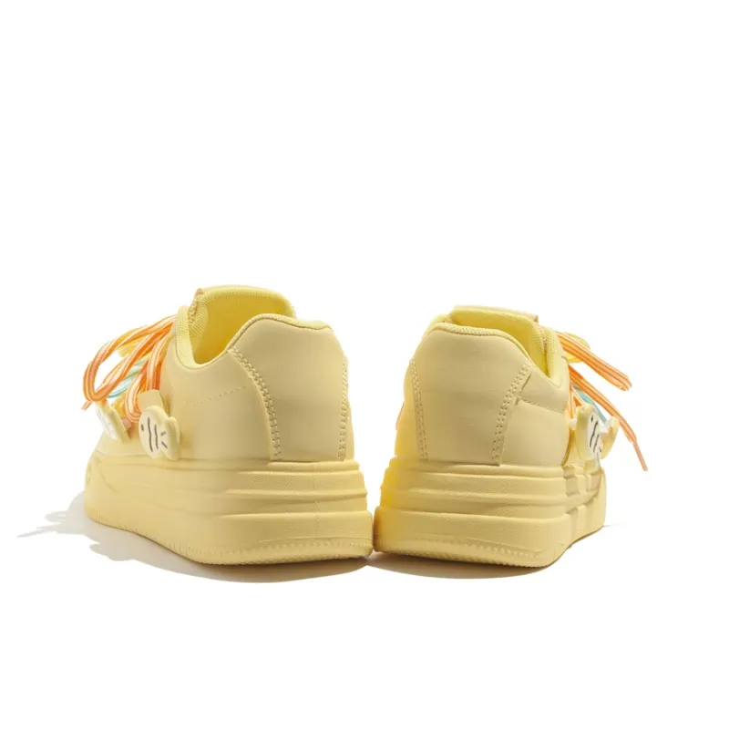 MEAKKEA Non-slip Lightweight Low-Top Skateboard Shoes Women's-8