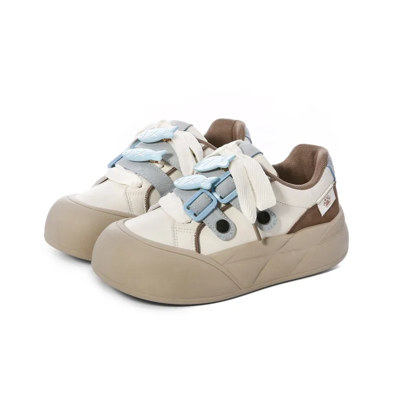 Lovely You Lightweight Anti Slip And Wear Resistant Low Top Skateboard Shoes Women's-14