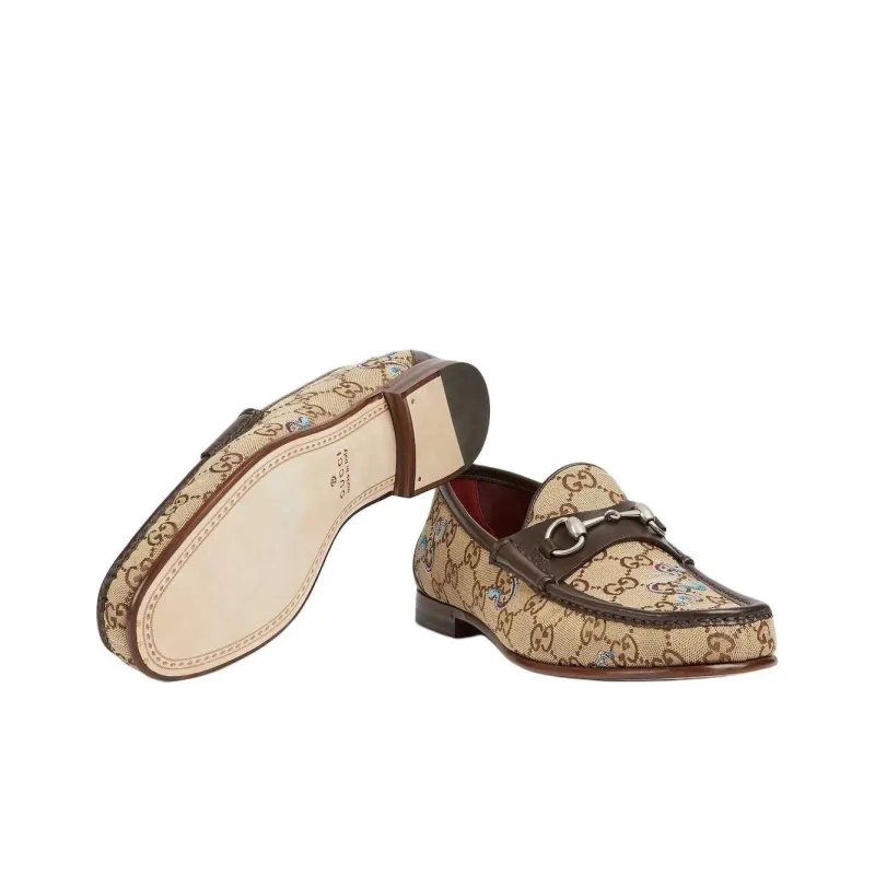 GUCCI Horsebit 1953 Loafers Men's Brown-5