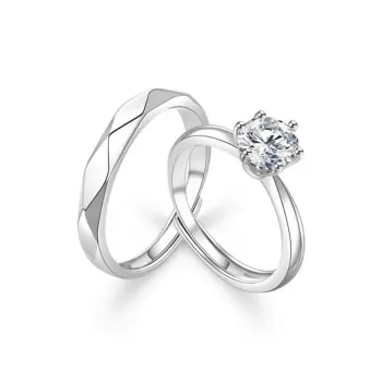 Zheng Tai Fook Cubic Zirconia Alloy Ring Unisex
