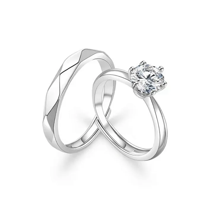 Zheng Tai Fook Cubic Zirconia Alloy Ring Unisex-0