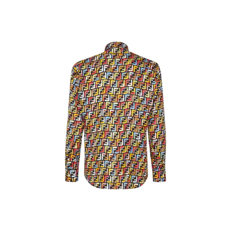 FENDI Shirts Men Yellow-1