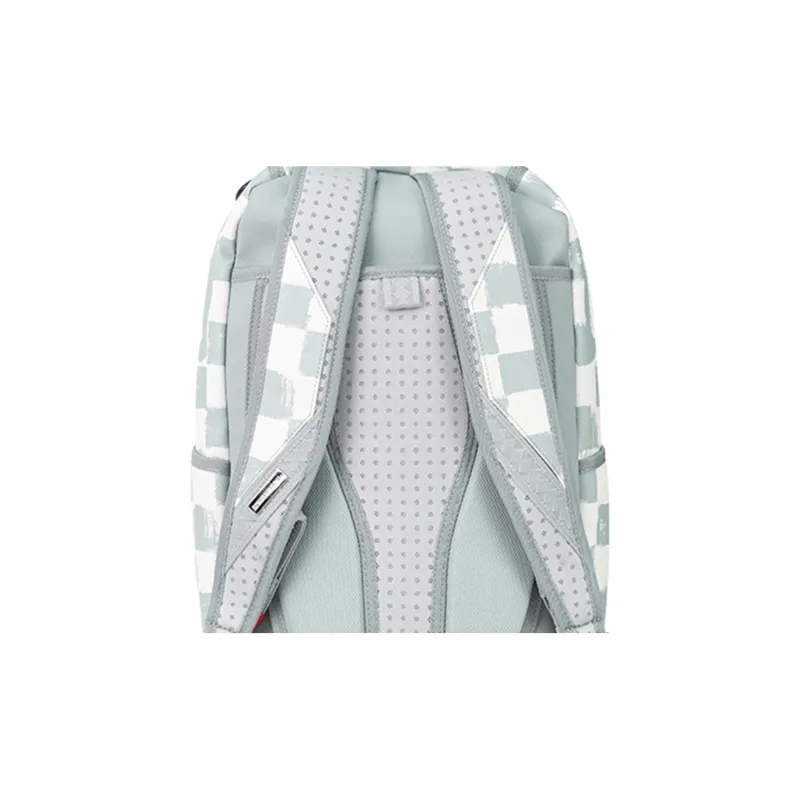 SPRAYGROUND PVC Polyvinyl Chloride Backpack Regular Unisex Gray White-6