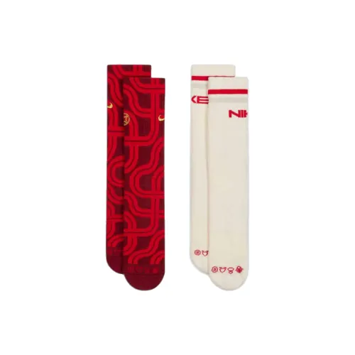 Nike Mid Calf Socks Men's 1 Pack Red