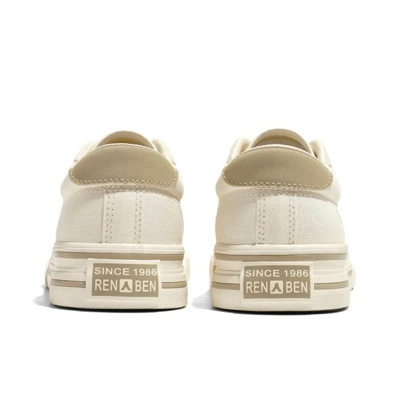RENBEN Wear-resistant And Lightweight Low-Top Canvas Shoes Women's-14