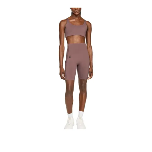On Movement Tights Short Sports Shorts Women's Dusty Purple