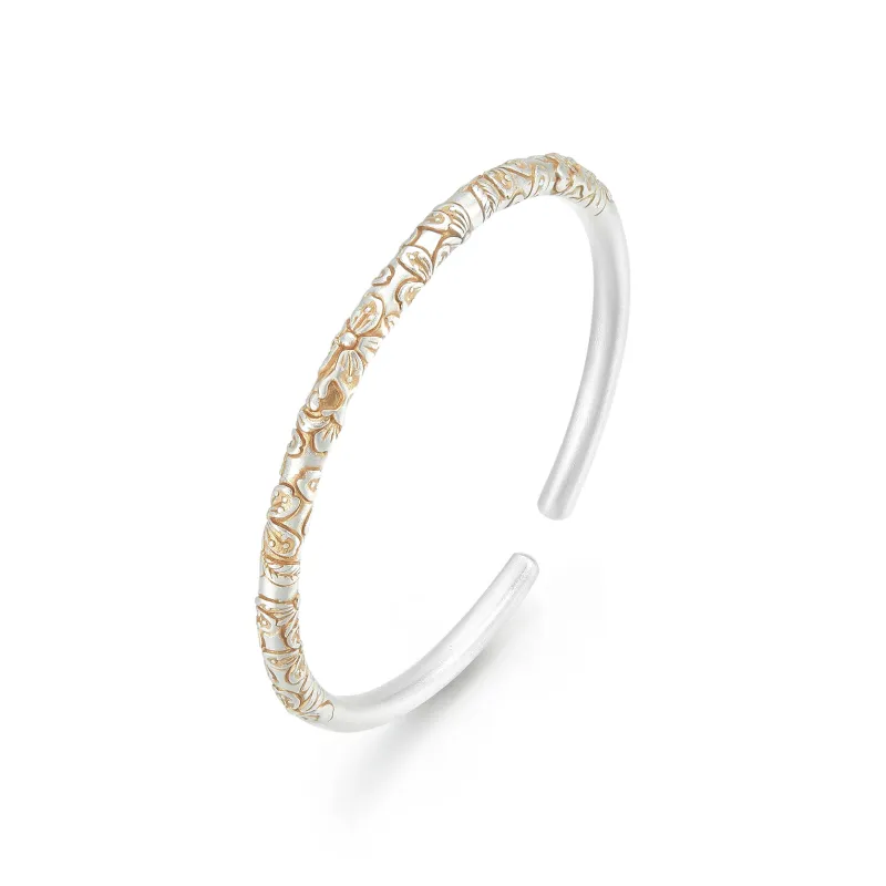 Tanizuku S999 Fine Silver Sterling Silver Bracelets Unisex-0