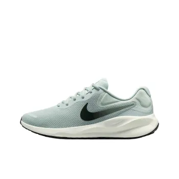 Nike REVOLUTION 7 Slip Resistant Low Top Casual Running Shoes Men's Light Green