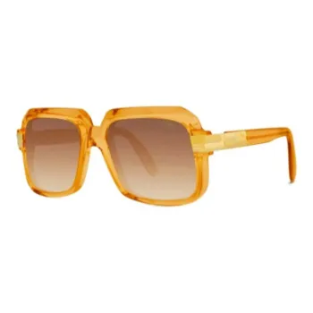 CAZAL Irregular Shape Sunglasses Men's Yellow