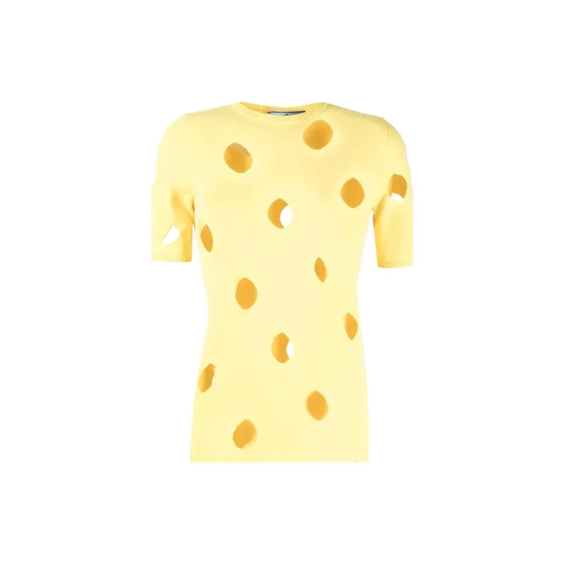 PRADA T-Shirts Women's Yellow-6