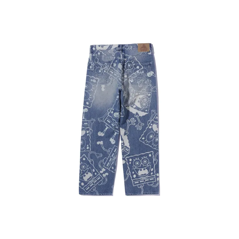 Spongebob Squarepants X XLARGE Sponge Baby, Collaboration Jeans Unisex-3