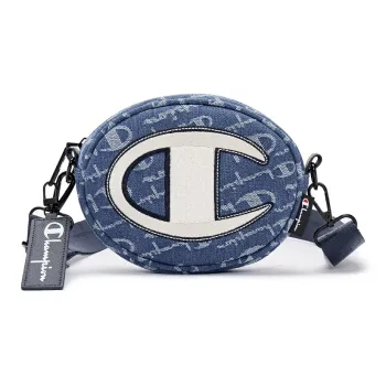 Champion Fabric Round Bag Shoulder Bag Crossbody Bag Small Size Unisex Dark Blue/Black