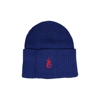 Vision Of Super Viscose, Wool, Polyamide Beanies Unisex Blue