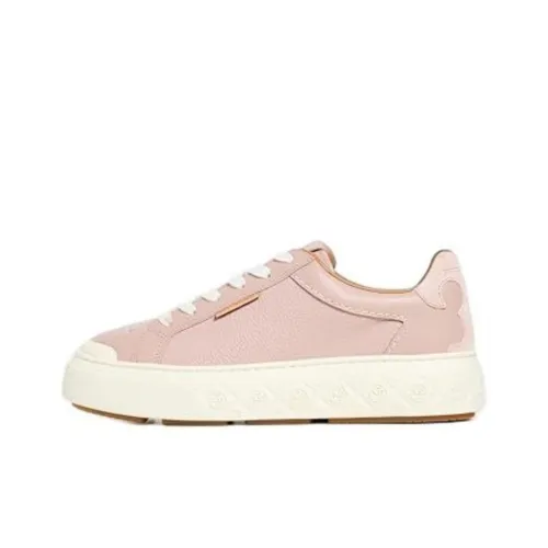 TORY BURCH Ladybug Low Top Skateboard Shoes Women's Light Pink