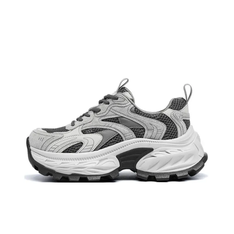 AGSDON Height Increasing Low-Top Chunky Sneakers Women's-0