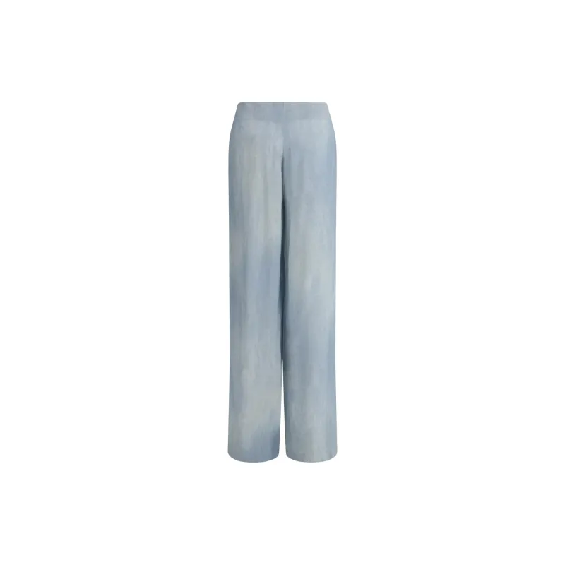 ERMANNO SCERVINO Elastic Waist Twill Trousers-1