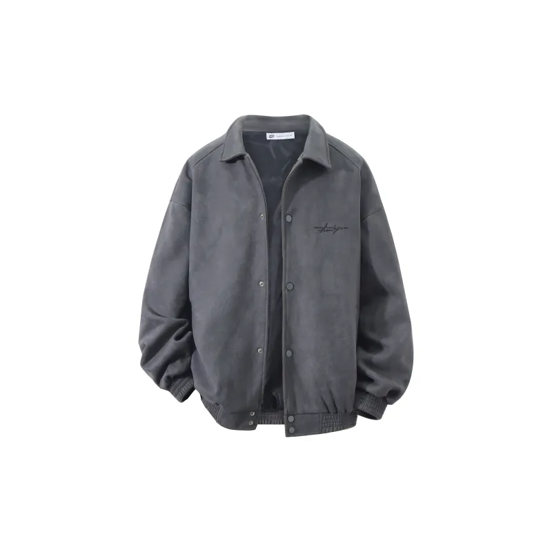 Tre Club Velvet-feel Coat Unisex-4