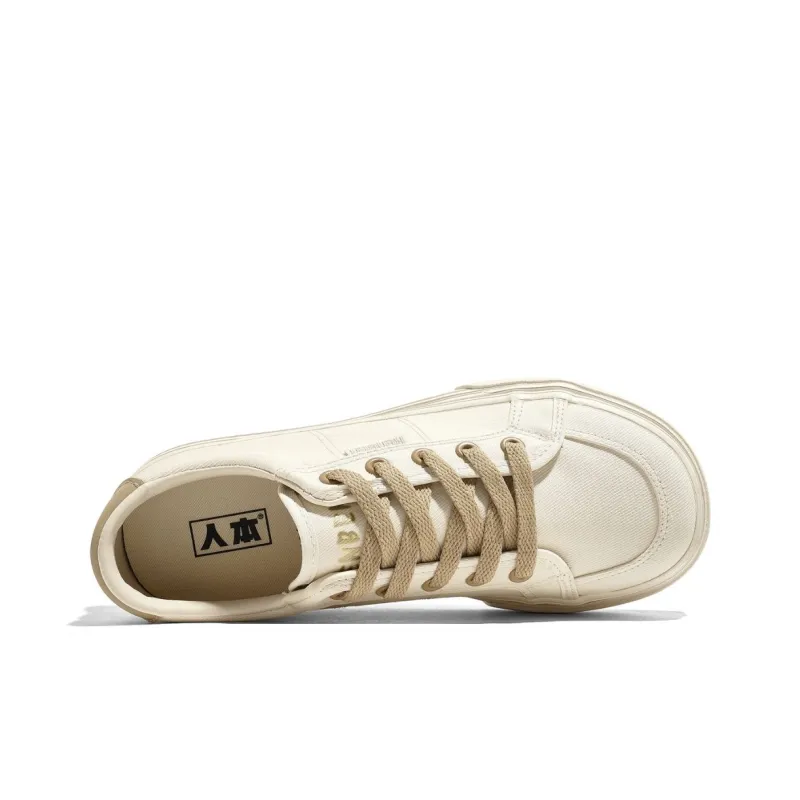 RENBEN Wear-resistant And Lightweight Low-Top Canvas Shoes Women's-13