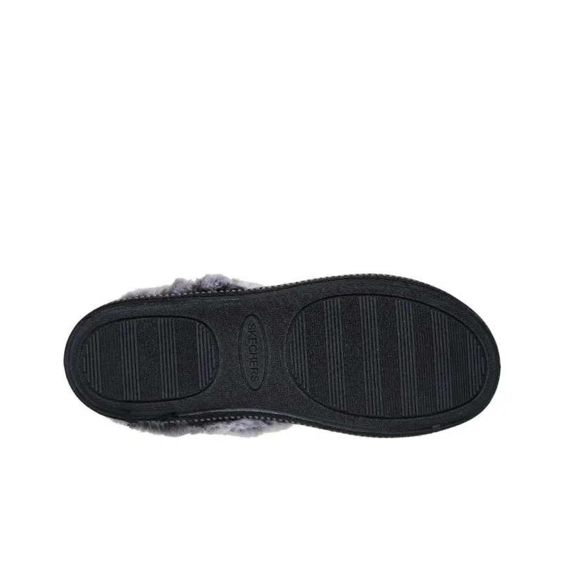 Skechers Cozy Non slip Lightweight Low Top Casual Shoes Women's Black-3