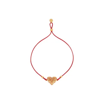 DIOR Cotton Bracelets Women's Red