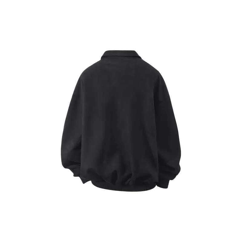 Tre Club Velvet-feel Coat Unisex-1