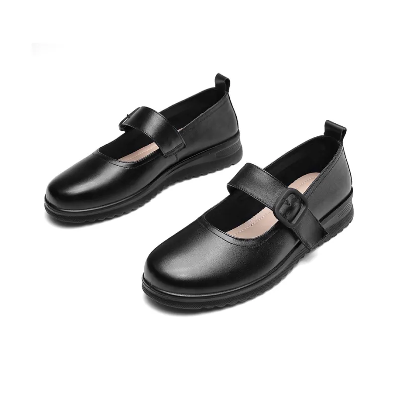 Strongman 3515 Women's Casual Shoes Black Beige White-3