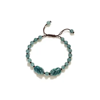 Seven Little Craftsmen Glutinous Jade Jadeite Bracelets Women's