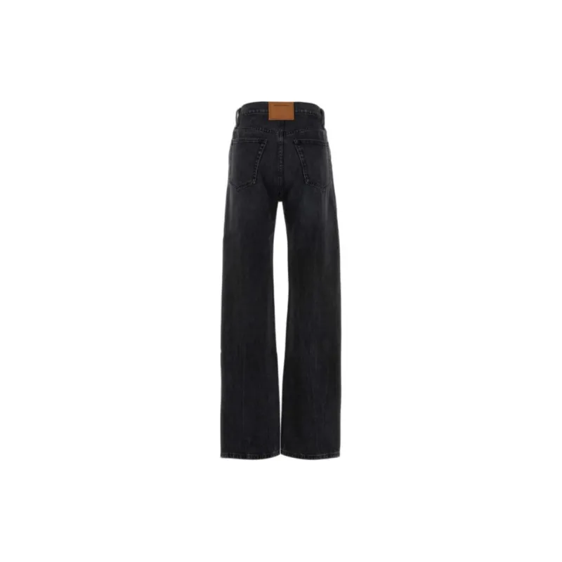 Alexander Wang Logo Embroidered Straight Leg Jeans-1