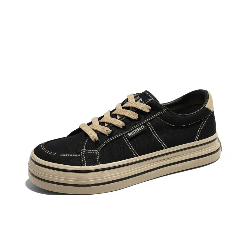 RENBEN Wear-resistant And Lightweight Low-Top Canvas Shoes Women's-1