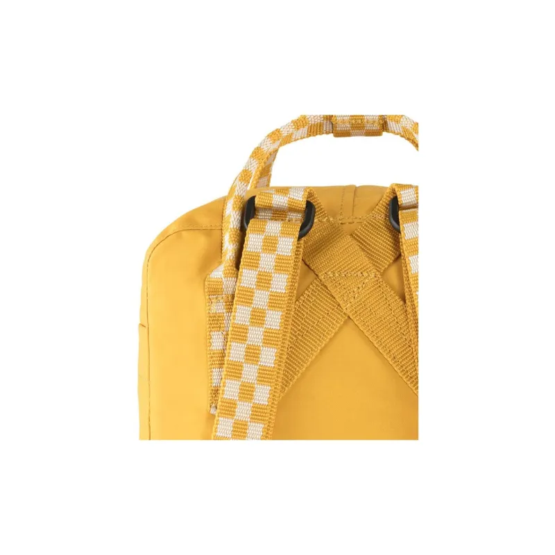 Fjallraven Kanken Vinylon Sports Backpack Mini Unisex Ochre/Chessboard-3