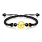 Chinese Zodiac Goat Bracelet[Black Cord]