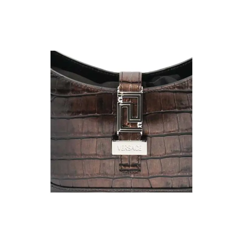 FANSIZHE Calfskin One Shoulder Handbag Small Size Women's Soil Tone-3