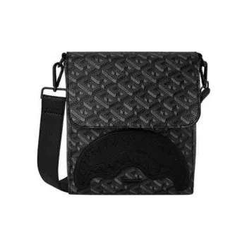 SPRAYGROUND PVC Shoulder Bag, Crossbody Bag Unisex Black