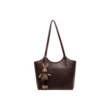 LUVISTRUE PU Tote Bag Shopping Bag Shoulder Bags Regular Women's Coffee/White/Black/Pink