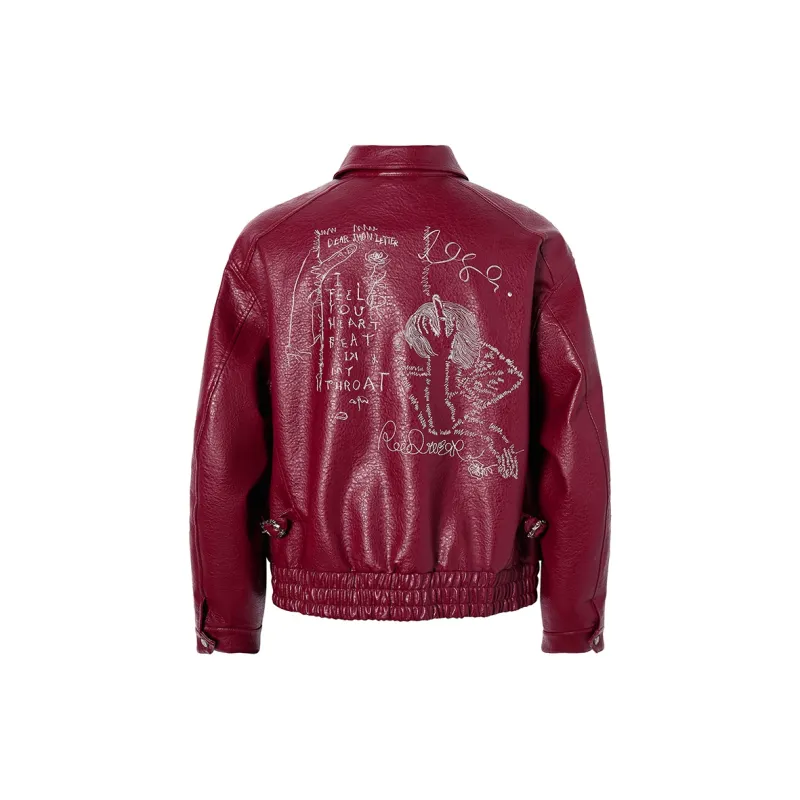 ROCAWEAR SS25 Leather Jacket Unisex-1