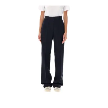Golden Goose Straight Leg Pleat Detailed Pants