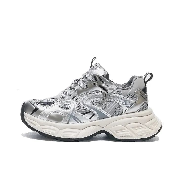 WOOS BOBO Support Lightweight Height Increasing Low Top Chunky Sneakers Women's-6