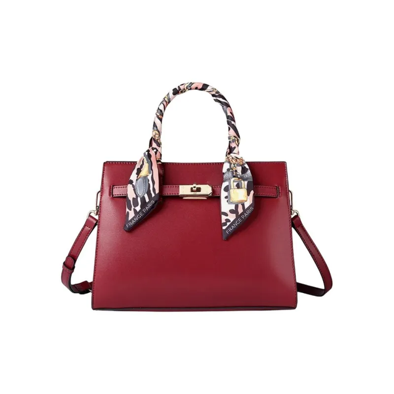 TUCANO Cow Leather One Shoulder Handbag Tubas Women's Burgundy-0