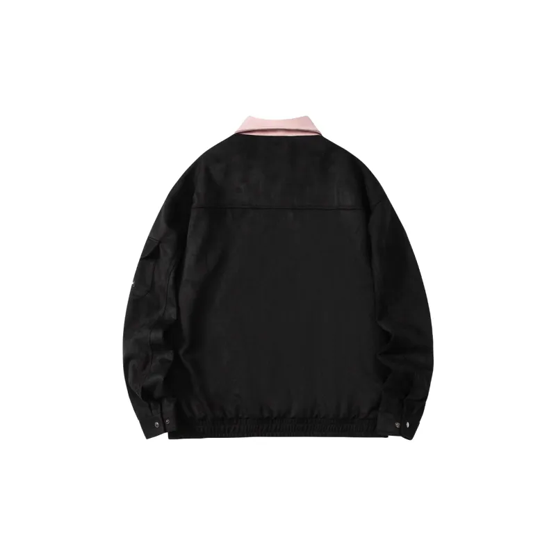 Suamoment Men's Spring Vintage Casual Couple Coat Unisex-1