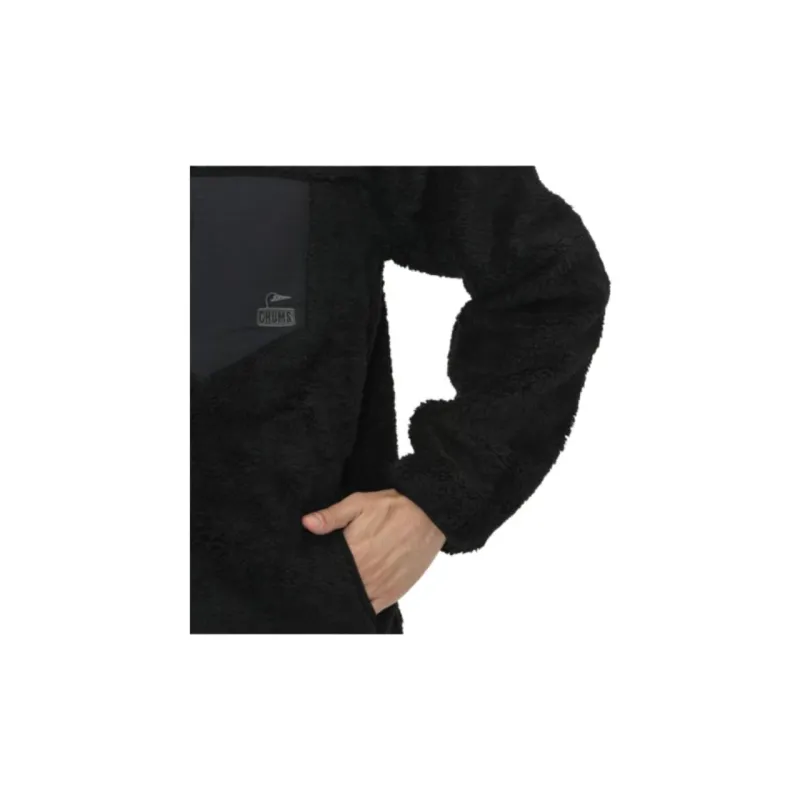 CHUMS Velvet feel Coat Unisex Black-4