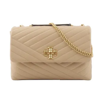 TORY BURCH Kira Quilting Leather Crossbody Bag Shoulder Bag Women's Desert Dunes