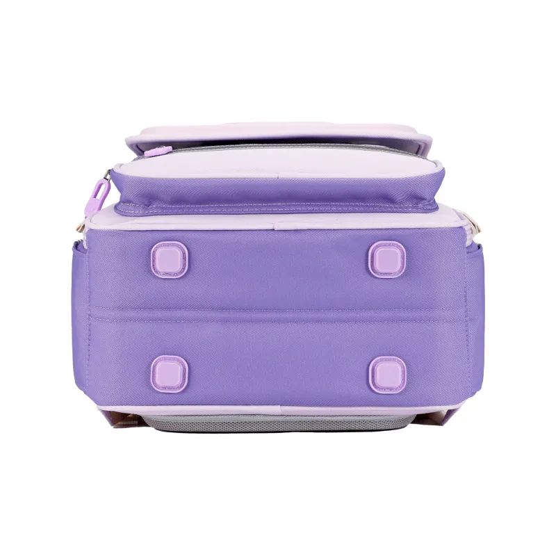Hello Kitty Sanrio Series Artificial Leather With Polyester Student Bag Taro Purple-4