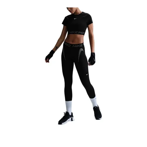 Nike Pro Women's Mid Rise 7/8 Graphic Leggings