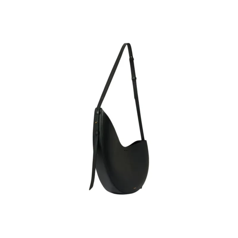 SOEUR Cow Leather Shoulder Bag Women's Black-1