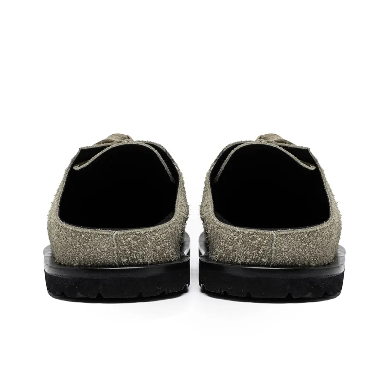 TC Abrasion-Resistant Wrap-toe Slippers Unisex Khaki Fabric Color-3