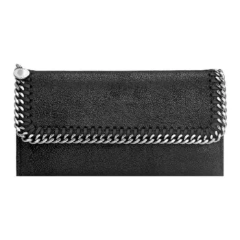 Stella McCartney Falabella Artificial Leather Wallet Unisex Black