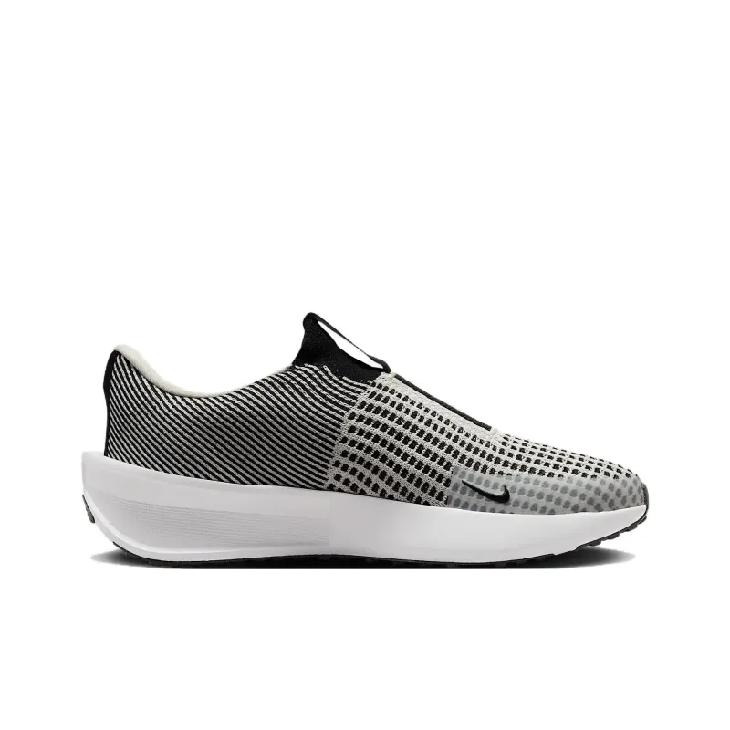 Nike Interact Run EasyOn Light Bone White Black Women's-1