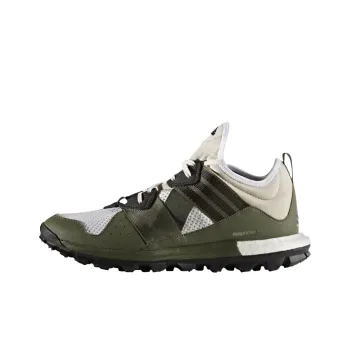 Adidas Response TR Boost Anti Slip Wear Resistant Low Top Casual Running Shoes Unisex Brown Green
