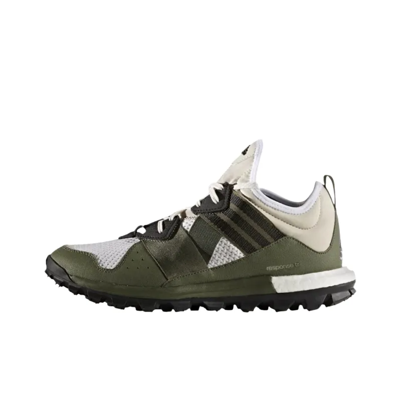 Adidas Response TR Boost Anti Slip Wear Resistant Low Top Casual Running Shoes Unisex Brown Green-0